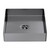 Opal Stainless Steel Basin Graphite Square 400mm