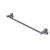 Turoa Towel Rail 600mm 1 Rail Brushed Graphite TUST600GR