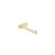 Zen Toilet Roll Holder SS316L Brushed Gold