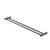 Zen Double Towel Rail SS316L Graphite 800mm