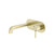 Zen Wall Basin Bath Mixer SS316L Brushed Gold 185mm Spout
