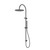 Zen Twin Shower SS316L Graphite With Outdoor Shower Hose