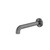 Zen Round Basin Bath Spout SS316L Graphite Only 185mm