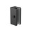 Shower U Bracket Matte Black 10mm Glass