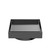 Floor Waste 130mm Square Tile Insert Gun Metal 100mm Outlet