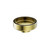 Floor Waste 100mm Round Tile Insert Brushed Gold 50mm Outlet