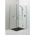 Acura 2 Wall Shower 900 x 900mm Right Hand Drain Hinged Door