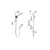 Elgin Rail Shower Chrome