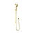 Elgin Rail Shower Brushed Gold
