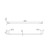 Elgin Single Towel Rail 800mm Matte Black