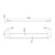 Elgin Double Towel Rail 600mm Chrome