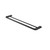 Elgin Double Towel Rail 600mm Matte Black