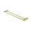 Elgin Double Towel Rail 600mm Brushed Gold