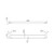 Elgin Double Towel Rail 800mm Brushed Nickel