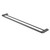 Elgin Double Towel Rail 800mm Gun Metal