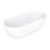Mode Oval Free Standing Bath 1800mm With Overflow And Waste Matte White