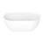 Mode Oval Free Standing Bath 1500mm With Overflow And Waste Matte White