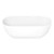 Mode Oval Free Standing Bath 1700mm With Overflow And Waste Matte White