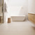 Mode Oval Free Standing Bath 1700mm Oval Back To Wall Bath With Overflow And Waste Gloss White