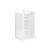 Sapphire Pivot Shower 1200 x 1000 White Corner Contour Wall Centre Waste Left Hand