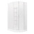 Sapphire Round Sliding Shower 1200 x 900 White Corner Contour Wall Centre Waste Right Hand