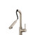 Venice Kitchen Mixer Right Angle Pullout Brushed Nickel Leadfree