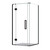 Acclaim Tile Shower 2 Sided Recessed Centre Waste Black 1100 x 1100mm