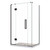 Acclaim Tile Shower 2 Sided Hobbed Centre Waste Black LH 1200 x 1000mm