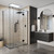 Acclaim Tile Shower 2 Sided Recessed Centre Waste Black 1200 x 900mm