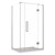 Acclaim Tile Shower 2 Sided Hobbed Channel Drain Chrome RH 1200 x 1000mm