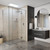 Acclaim Tile Shower 2 Sided Recessed Channel Drain Chrome 1200 x 900mm