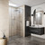 Acclaim Tile Shower 3 Sided Recessed Channel Drain Chrome 900 x 900mm