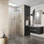 Acclaim Tile Shower 3 Sided Hobbed Centre Waste Chrome 900 x 900mm