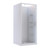 Rhine Acrylic Shower 3 Sided Side Moulded Wall White Pivot 1000mm