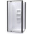 Milano Shower Plus Square Corner Shower 900 x 900mm Metallic Frame Corner-Contour Wall Centre Waste 704529A-0