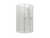 Valencia Elite Shower Round 1 x 1 White Corner Contour Centre Waste 706768A-0