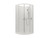 Valencia Elite Shower Round Sliding 9 x 9 Fl Centre Waste 706773A-SHP