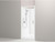 Valencia Elite Shower Alcove 1 x 1 White Tile Centre Waste 706819A-0