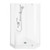 Valencia Elite Shower Suite Angle Shower 9 x 9 Flat Centre Waste 706789A-SHP