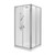 Valencia Elite Shower Suite Square Sliding 1 x 1 White Centre Waste 706800A-0