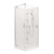 Valencia Elite Shower Suite Square 750 x 900 White Tile LH Centre Waste 706816A-0
