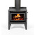 Wood Fire Wee Curve Direct Vent