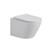 Niche Toilet Suite Wall Hung Gloss White Round Chrome Push Plate