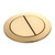 Tornado Zero Rim Flush Button Brushed Gold