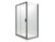 Elite Shower 1.2X0.9m Black RH Centre 706797A-CRW-BL
