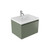 Fucina Vanity Wall 600 1 Taphole Polymarble Top 1 Drawer Green Slate