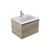 Fucina Vanity Wall 600 1 Taphole Polymarble Top 1 Drawer Ashen Walnut Timberland
