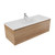 Fucina Vanity Wall 1200 1 Taphole Polymarble Top 1 Drawer Southern Oak Timberland