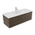 Fucina Vanity Wall 1210 1 Taphole Vitreous China Top 1 Drawer Smokey Oak Timberland