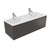 Fucina Vanity Wall 1210 2 Taphole Vitreous China Double Bowl 1 Drawer Bullet